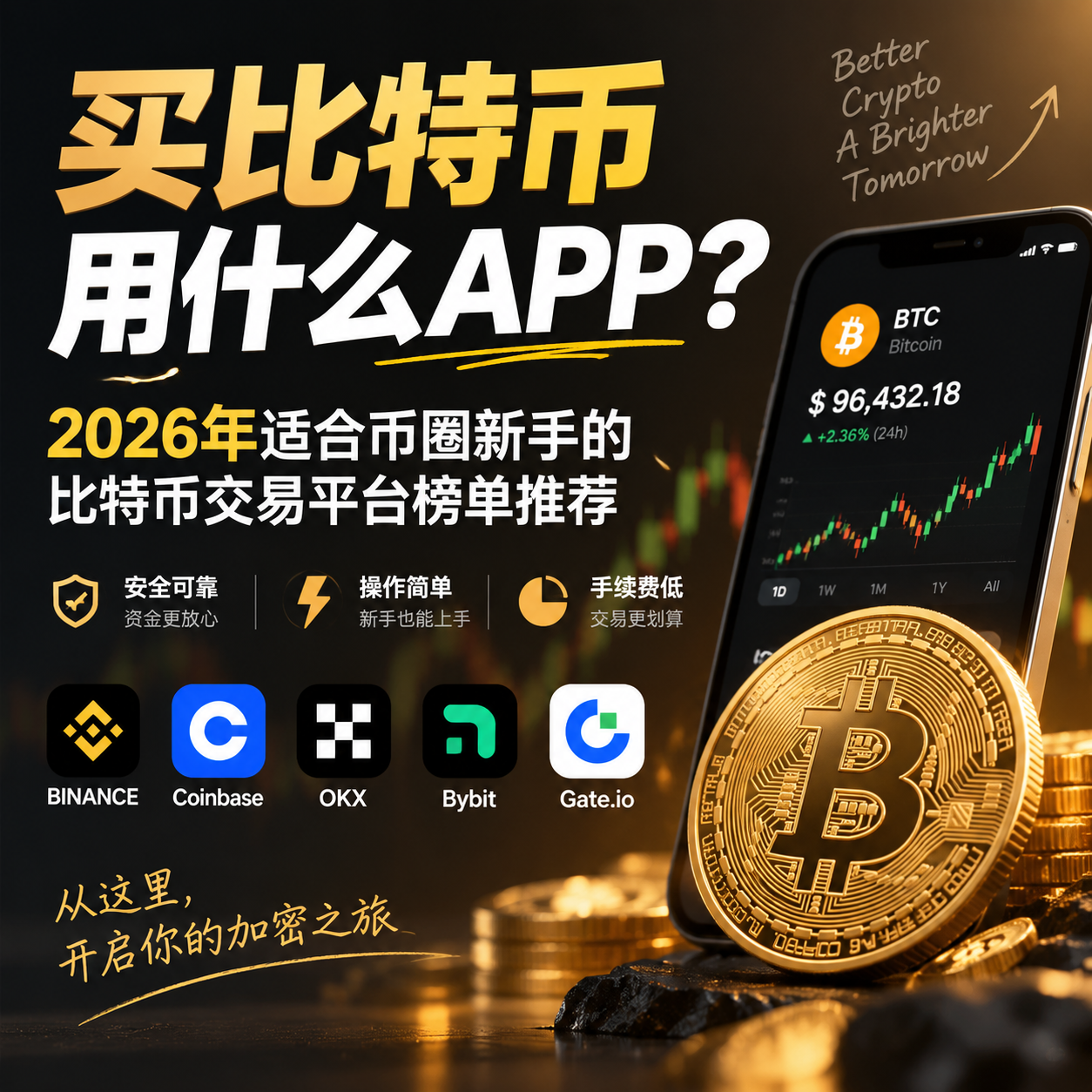 买比特币用什么APP - 2026年比特币交易平台榜单推荐